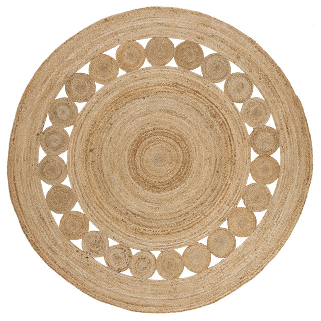 Safavieh Natural Fiber 5'-0" x 5'-0" Rug in Natural