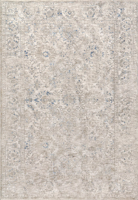 Dynamic Rugs Dharma 12041 Power Loomed Transitional Ivory/Beige Rug - Rectangular