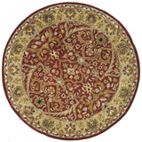 Safavieh Heritage 6'-0" x 6'-0" Rug in Red / Gold