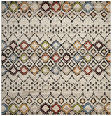 Safavieh Amsterdam 6'-7" x 6'-7" Rug in Ivory / Multi