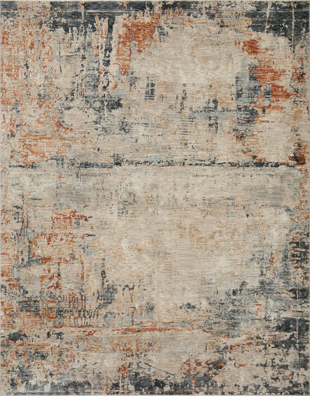 Loloi Axel Axe-05 Stone/Multi Rugs - main flat