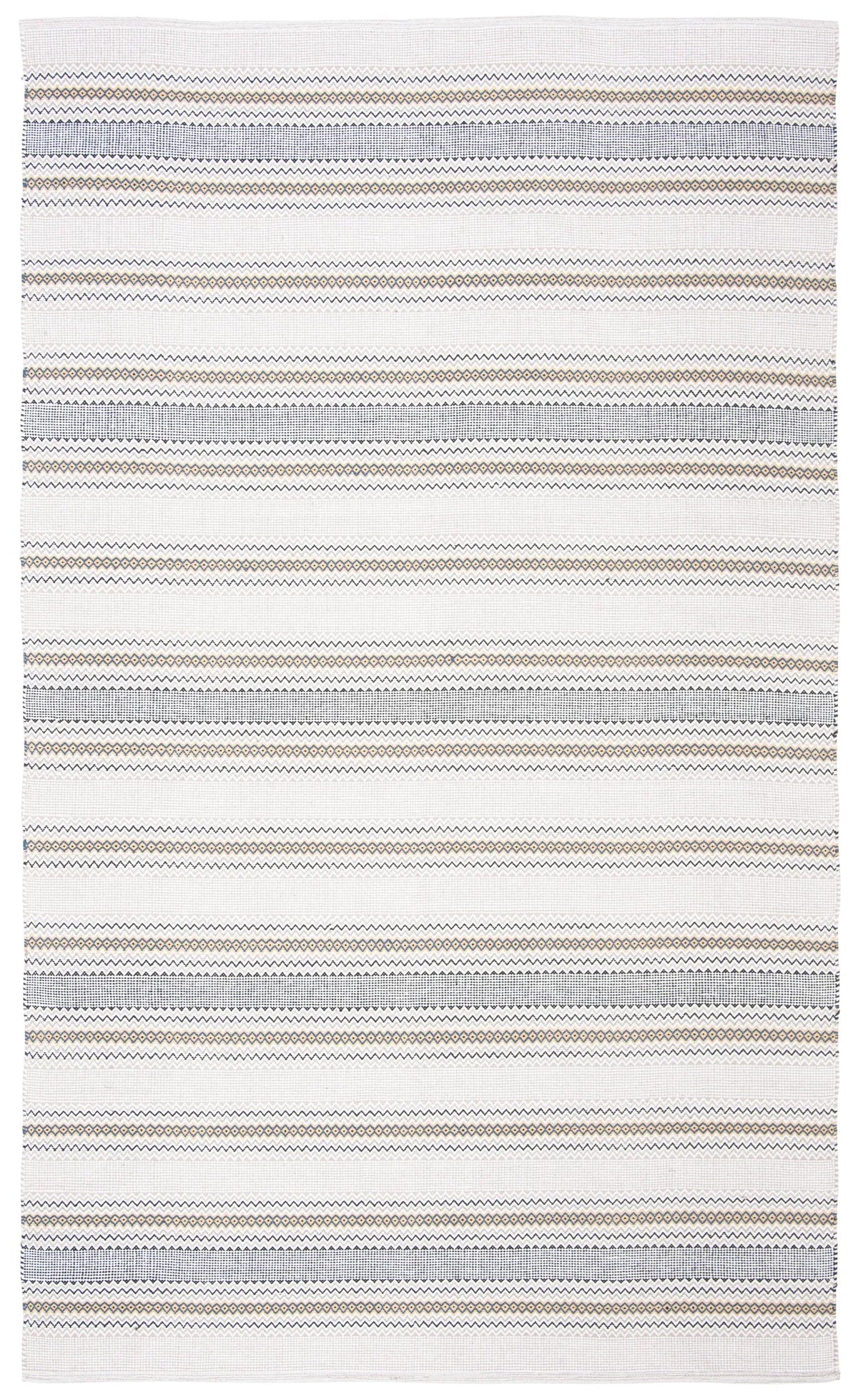 Safavieh Montauk 4'-0" x 6'-0" Rug in Blue / Beige