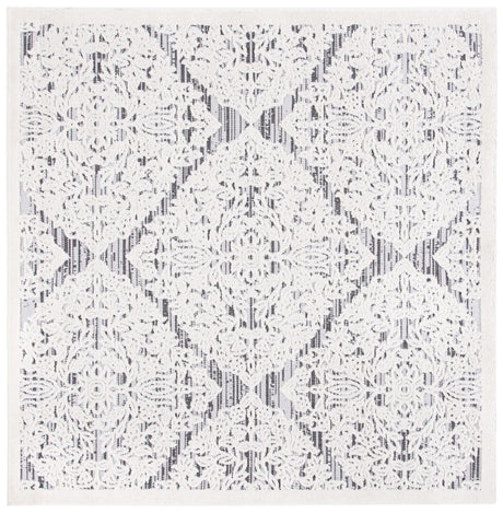 Safavieh Cabana 6'-7" x 6'-7" Rug in Ivory / Grey