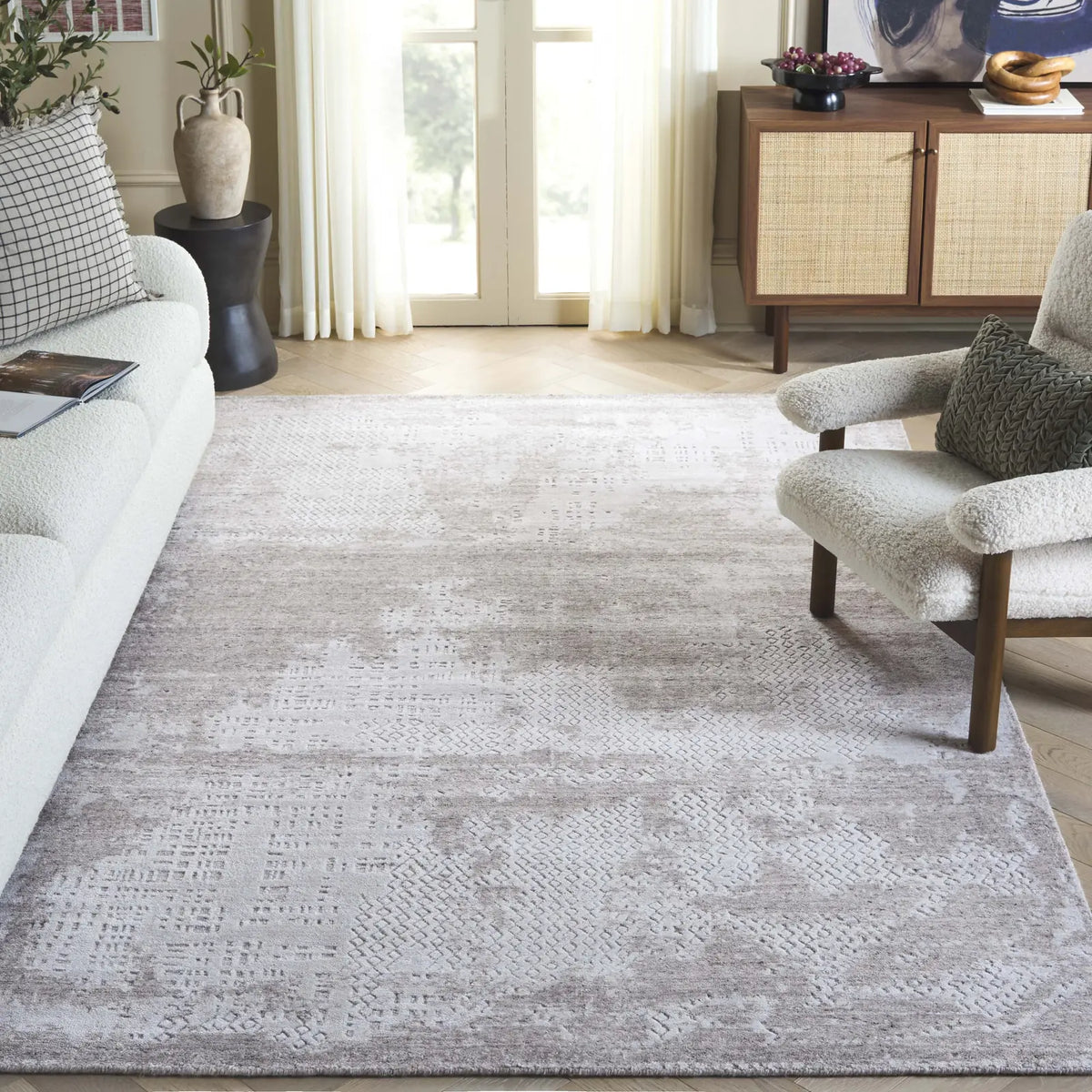 Safavieh Mirage 6'-0" x 9'-0" Rug in Grey / Ivory