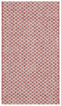 Safavieh Courtyard 2'-0" x 3'-7" Rug in Rust / Light Grey