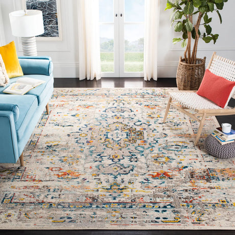 Safavieh Madison 10'-0" x 14'-0" Rug in Cream / Blue