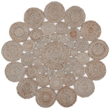 Safavieh Natural Fiber 5'-0" x 5'-0" Rug in Grey