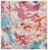 Safavieh Monaco 6'-7" x 6'-7" Rug in Grey / Multi