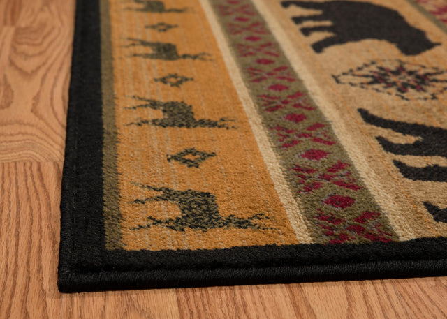United Weavers Affinity Nordic Bear Spice Multi (750-03353) Rugs