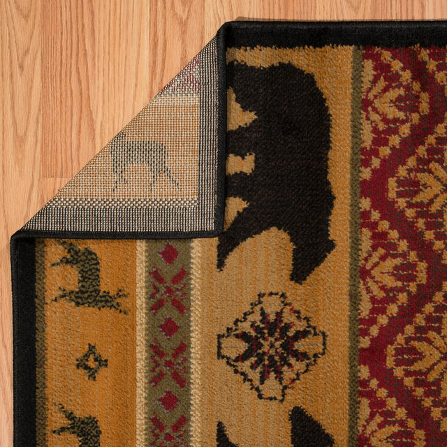United Weavers Affinity Nordic Bear Spice Multi (750-03353) Rugs