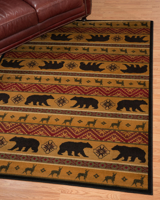 United Weavers Affinity Nordic Bear Spice Multi (750-03353) Rugs
