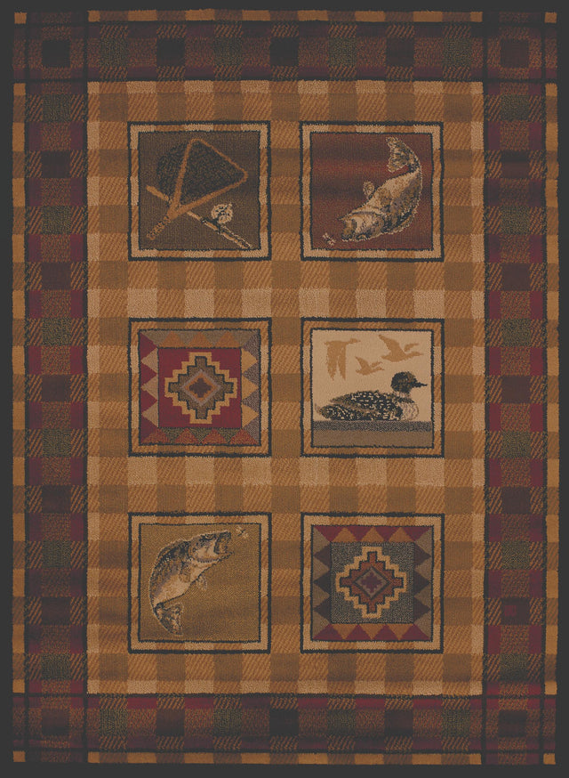 United Weavers Affinity Lodge Stamp Lodge (750-04143) Rugs