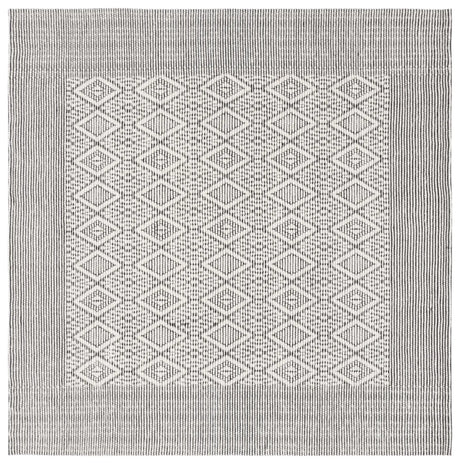 Safavieh Vermont 6'-0" x 6'-0" Rug in Ivory / Black