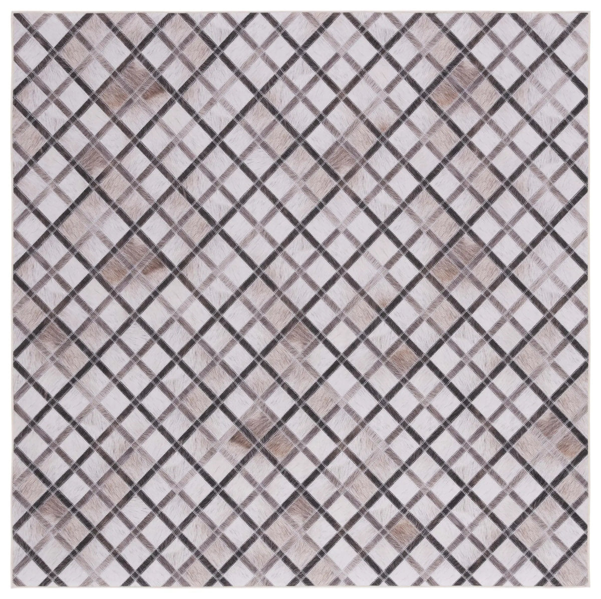 Safavieh Faux Hide 6'-0" x 6'-0" Rug in Beige / Brown