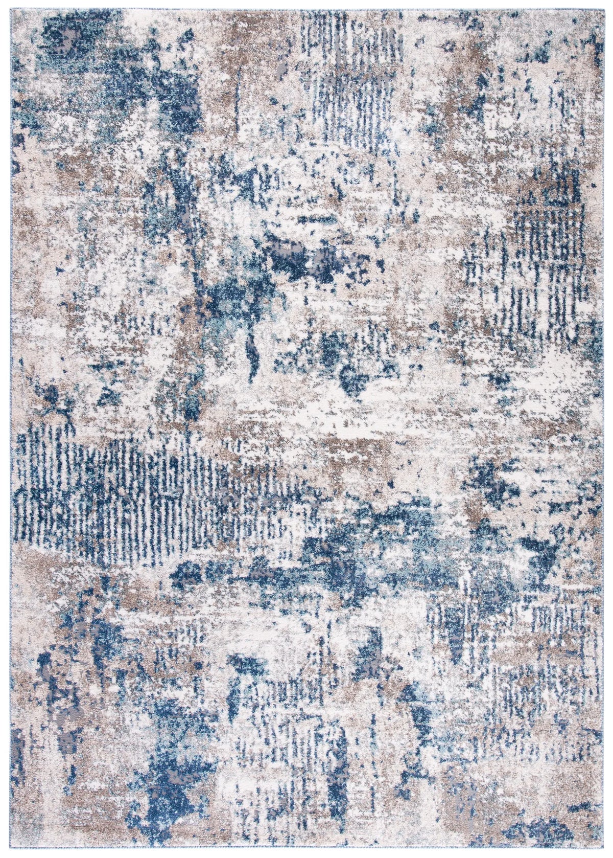 Safavieh Aston 4'-0" x 6'-0" Rug in Grey / Navy