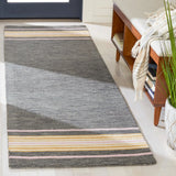 Safavieh Metro 2'-3" x 8'-0" Rug in Charcoal / Pink