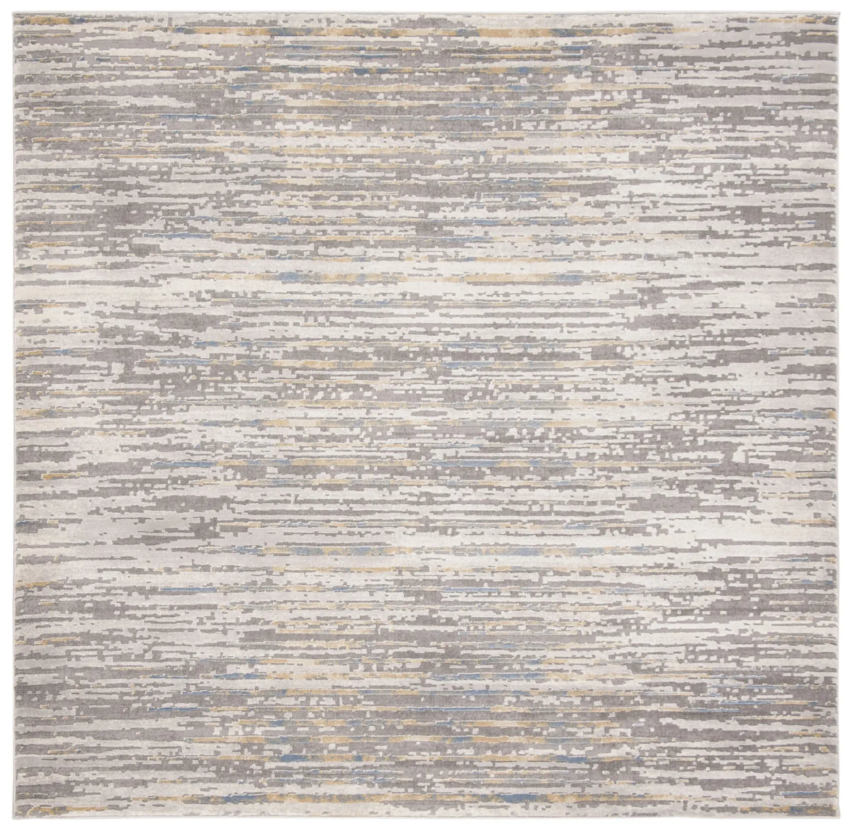 Safavieh Meadow 100 6'-7" x 6'-7" Rug in Grey / Gold