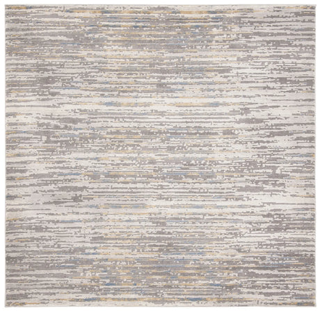 Safavieh Meadow 100 6'-7" x 6'-7" Rug in Grey / Gold