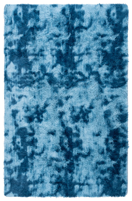 Safavieh Rainbow Shag 4'-0" x 6'-0" Rug in Blue