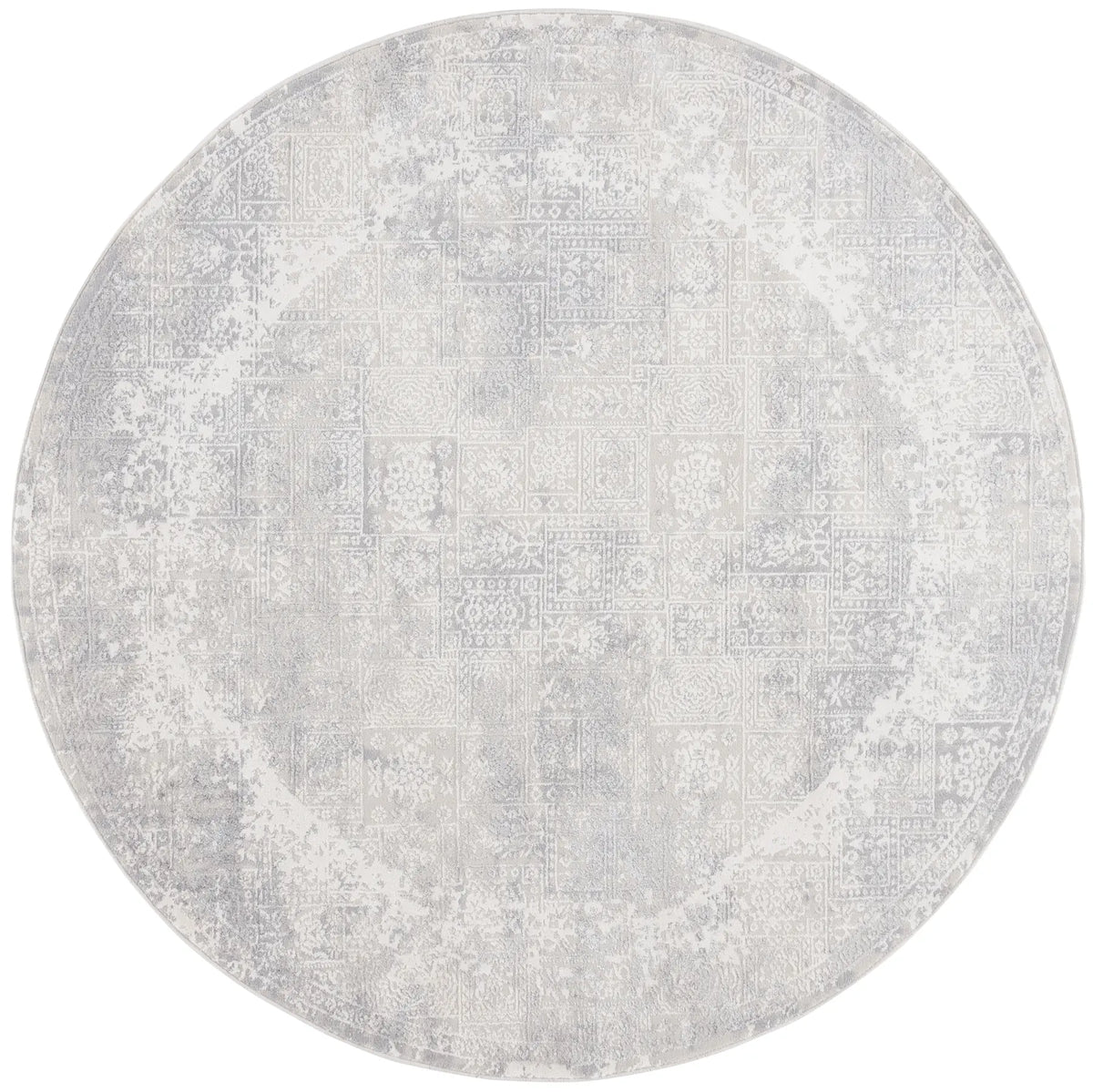 Safavieh Hanna 6'-7" x 6'-7" Rug in Ivory / Light Grey