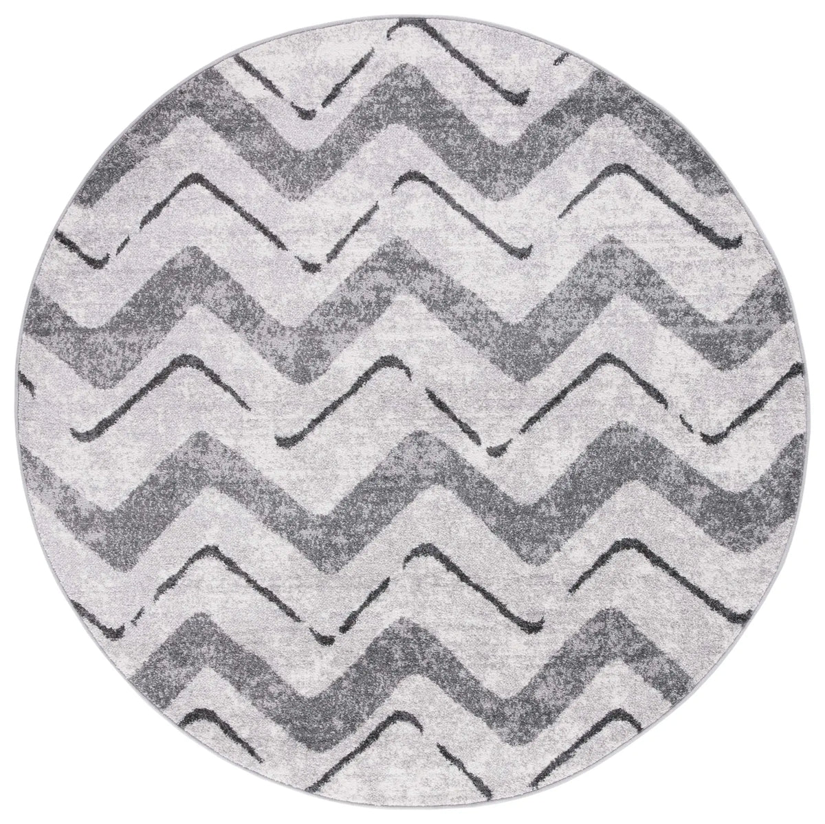 Safavieh Adirondack 6'-0" x 6'-0" Rug in Silver / Charcoal