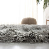Safavieh Ocean Shag 4'-0" x 6'-0" Rug in Silver