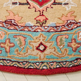 Safavieh Heritage 6'-0" x 6'-0" Rug in Red / Blue