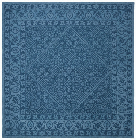 Safavieh Dip Dye 7'-0" x 7'-0" Rug in Navy Blue