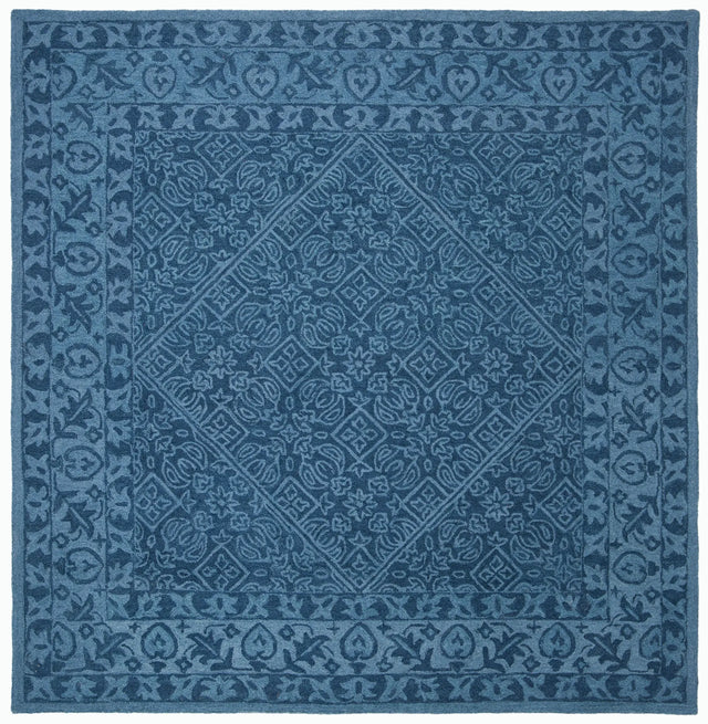 Safavieh Dip Dye 7'-0" x 7'-0" Rug in Navy Blue