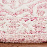 Safavieh Metro 6'-0" x 6'-0" Rug in Pink / Ivory