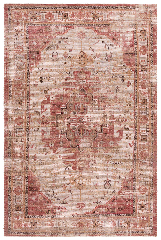 Safavieh Saffron 4'-0" x 6'-0" Rug in Ivory / Pink