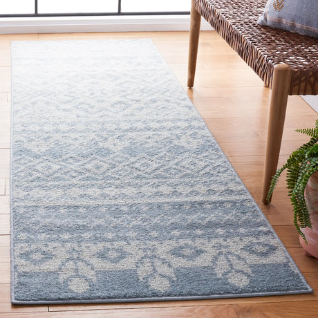 Safavieh Adirondack 2'-6" x 10'-0" Rug in Slate / Ivory