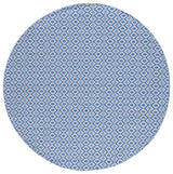 Safavieh Montauk 6'-0" x 6'-0" Rug in Ivory / Blue