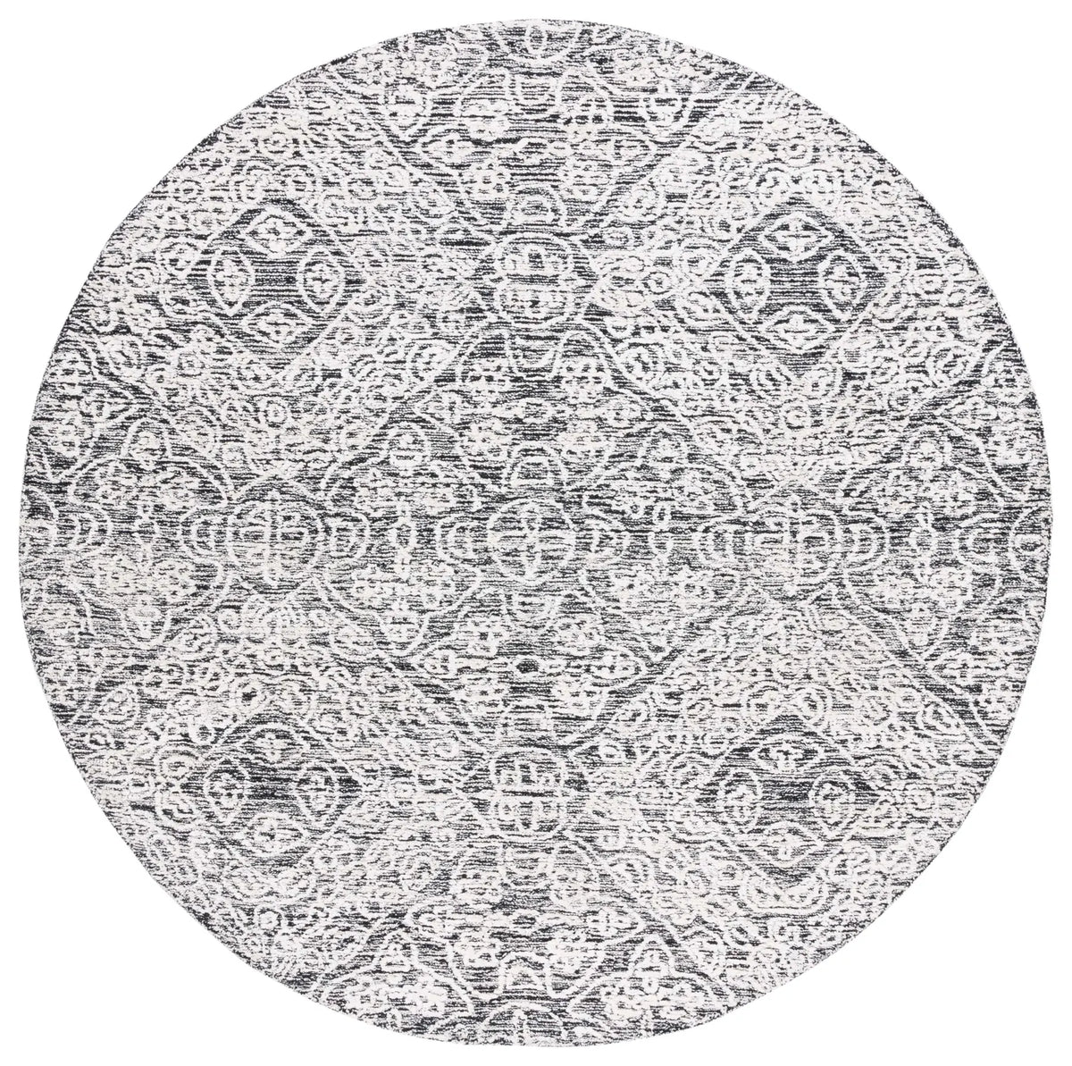 Safavieh Precious 6'-0" x 6'-0" Rug in Black / Ivory