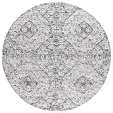 Safavieh Precious 6'-0" x 6'-0" Rug in Black / Ivory