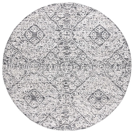 Safavieh Precious 6'-0" x 6'-0" Rug in Black / Ivory