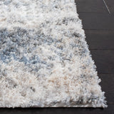 Safavieh Berber Shag 200 4'-0" x 6'-0" Rug in Ivory / Charcoal