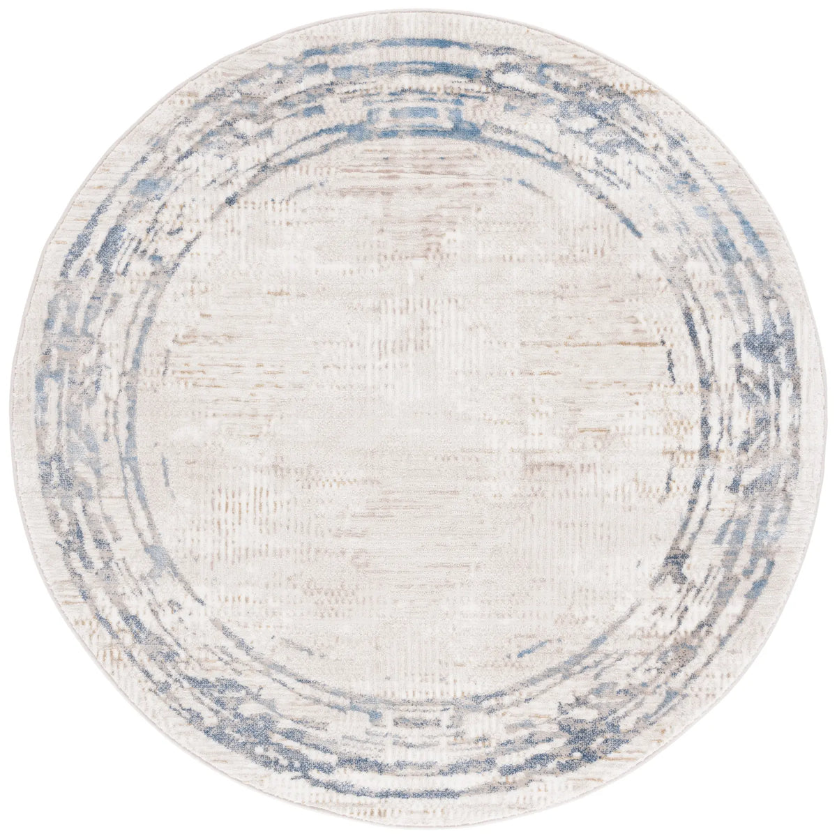 Safavieh Prestige 6'-7" x 6'-7" Rug in Ivory / Blue