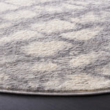 Safavieh Jasper 100 6'-7" x 6'-7" Rug in Grey / Ivory