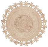 Safavieh Natural Fiber 5'-0" x 5'-0" Rug in Natural