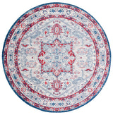 Safavieh Brentwood 6'-7" x 6'-7" Rug in Ivory / Red