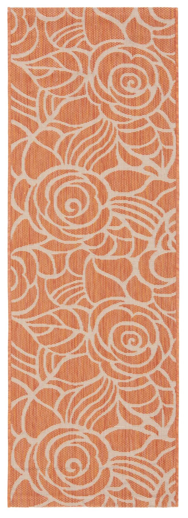 Safavieh Courtyard 2'-3" x 6'-7" Rug in Rust / Sand