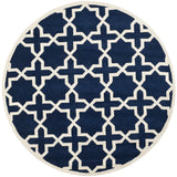 Safavieh Chatham 7'-0" x 7'-0" Rug in Dark Blue / Ivory