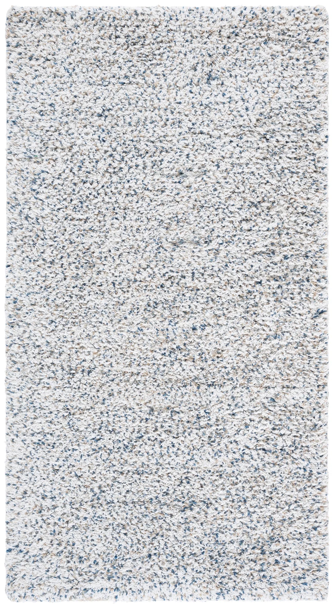 Safavieh Berber 3'-0" x 5'-0" Rug in Ivory / Blue