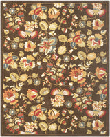 Safavieh Newbury 8'-0" x 10'-0" Rug in Brown / Green