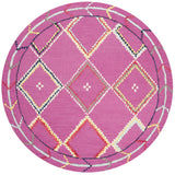 Safavieh Bellagio 5'-0" x 5'-0" Rug in Fuchsia / Multi