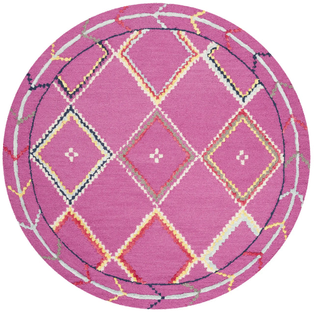 Safavieh Bellagio 5'-0" x 5'-0" Rug in Fuchsia / Multi