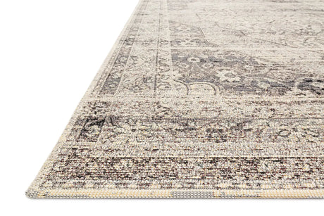 Loloi Mika Mik-12 Stone / Ivory Rugs - rug corner