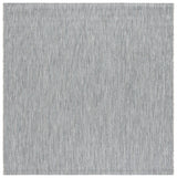 Safavieh Courtyard 6'-7" x 6'-7" Rug in Grey / Navy