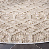 Safavieh Global 6'-7" x 6'-7" Rug in Beige / Ivory
